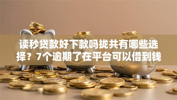 读秒贷款好下款吗拢共有哪些选择？7个逾期了在平台可以借到钱详解