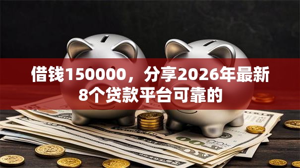 借钱150000，分享2026年最新8个贷款平台可靠的