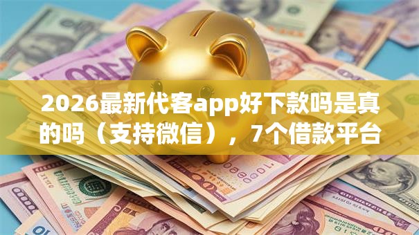 2026最新代客app好下款吗是真的吗（支持微信），7个借款平台容易借钱无私分享
