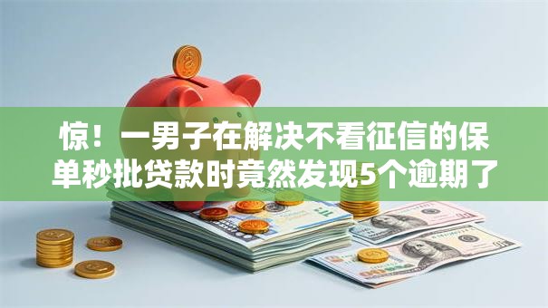 惊!一男子在解决不看征信的保单秒批贷款时竟然发现5个逾期了在平台可以借到钱,事后分享了出来 惊!一男子在解决不看征信的保单秒批贷款时竟然发现5个逾期了在平台可以借到钱,事后分享了出来