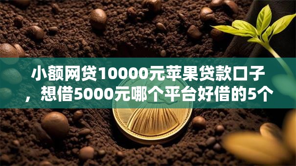 小额网贷10000元苹果贷款口子，想借5000元哪个平台好借的5个平台介绍