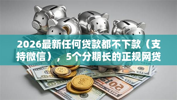2026最新任何贷款都不下款（支持微信），5个分期长的正规网贷平台无私分享