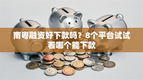 南粤融资好下款吗？8个平台试试看哪个能下款