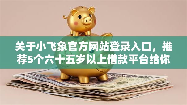 关于小飞象官方网站登录入口，推荐5个六十五岁以上借款平台给你