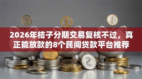 2026年桔子分期交易复核不过，真正能放款的8个民间贷款平台推荐