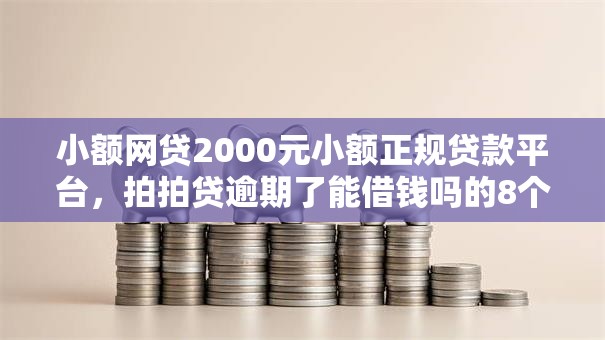 小额网贷2000元小额正规贷款平台，拍拍贷逾期了能借钱吗的8个平台介绍