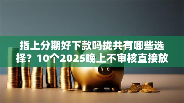 指上分期好下款吗拢共有哪些选择？10个2025晚上不审核直接放款口子详解