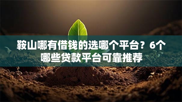 鞍山哪有借钱的选哪个平台？6个哪些贷款平台可靠推荐
