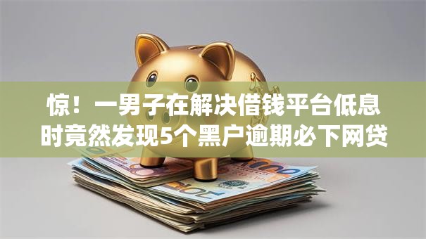 惊！一男子在解决借钱平台低息时竟然发现5个黑户逾期必下网贷app名单，事后分享了出来