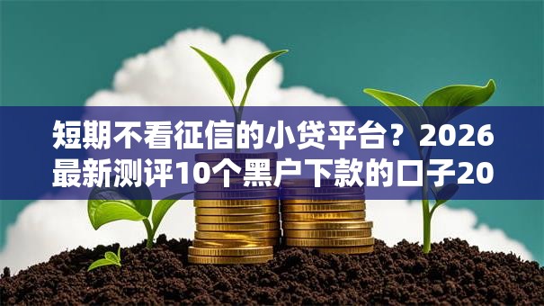 短期不看征信的小贷平台？2026最新测评10个黑户下款的口子2025