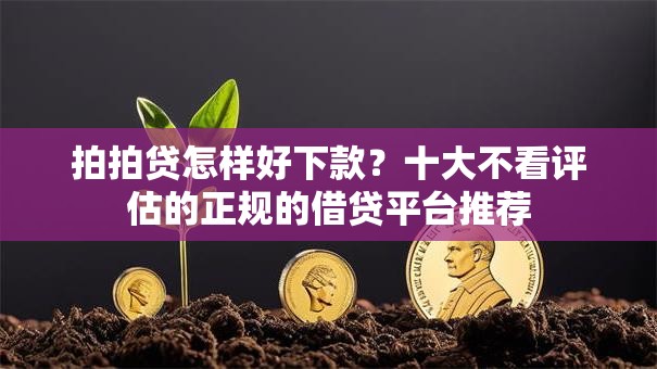 拍拍贷怎样好下款？十大不看评估的正规的借贷平台推荐