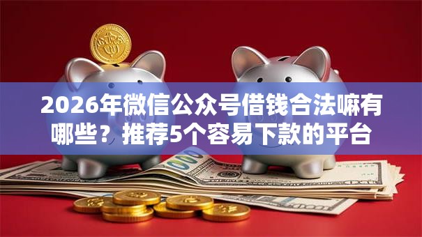 2026年微信公众号借钱合法嘛有哪些？推荐5个容易下款的平台