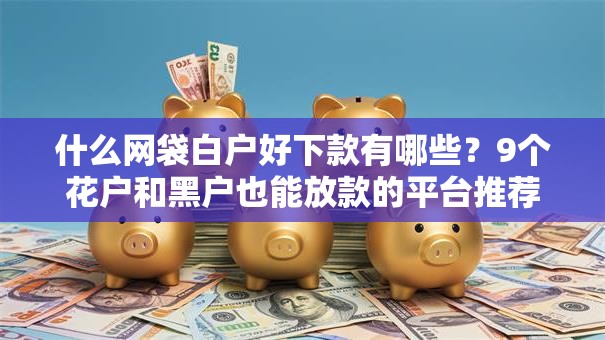 什么网袋白户好下款有哪些？9个花户和黑户也能放款的平台推荐给你