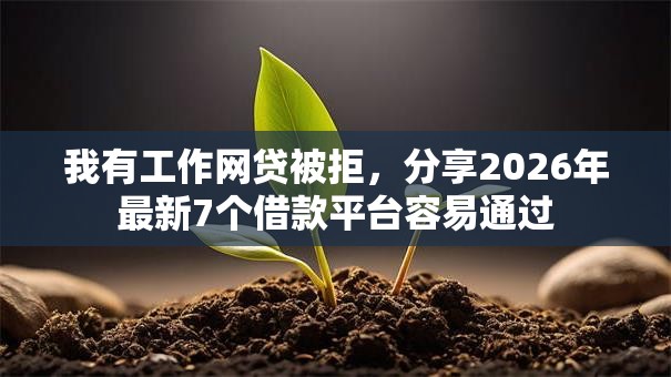 我有工作网贷被拒,分享2026年最新7个借款平台容易通过 我有工作网贷被拒,分享2026年最新7个借款平台容易通过