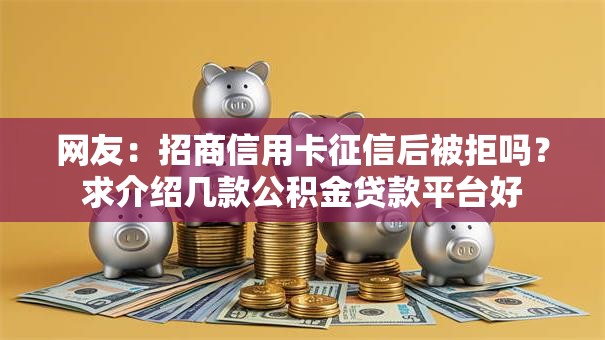 网友：招商信用卡征信后被拒吗？求介绍几款公积金贷款平台好