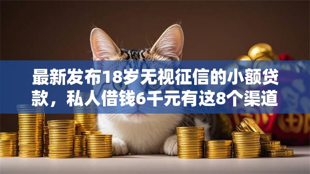 最新发布18岁无视征信的小额贷款，私人借钱6千元有这8个渠道