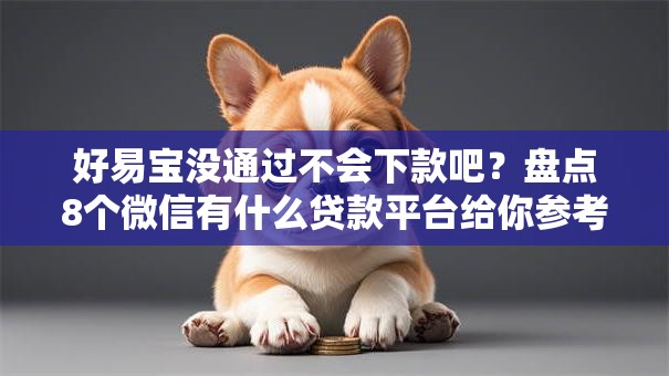 好易宝没通过不会下款吧？盘点8个微信有什么贷款平台给你参考