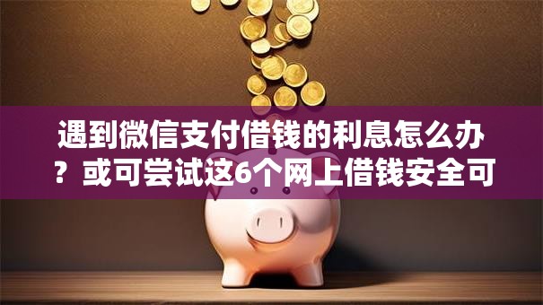 遇到微信支付借钱的利息怎么办？或可尝试这6个网上借钱安全可靠的平台