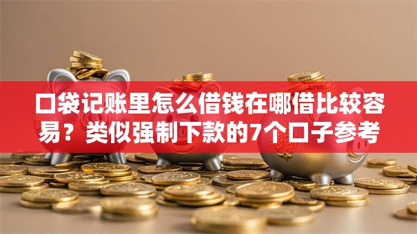 口袋记账里怎么借钱在哪借比较容易？类似强制下款的7个口子参考