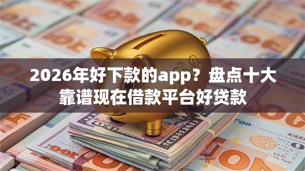 2026年好下款的app？盘点十大靠谱现在借款平台好贷款