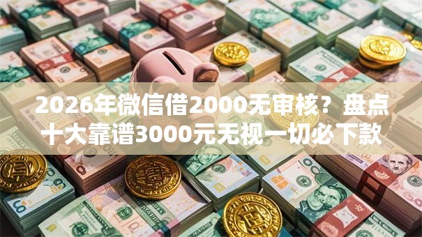 2026年微信借2000无审核?盘点十大靠谱3000元无视一切必下款的口子 2026年微信借2000无审核?盘点十大靠谱3000元无视一切必下款的口子