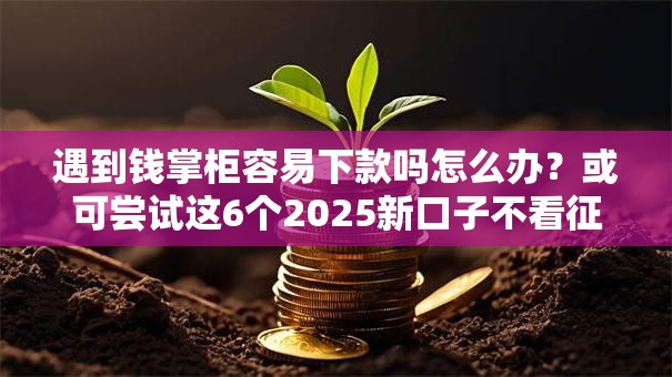遇到钱掌柜容易下款吗怎么办？或可尝试这6个2025新口子不看征信