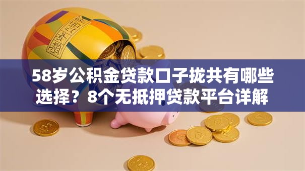 58岁公积金贷款口子拢共有哪些选择?8个无抵押贷款平台详解 58岁公积金贷款口子拢共有哪些选择?8个无抵押贷款平台详解