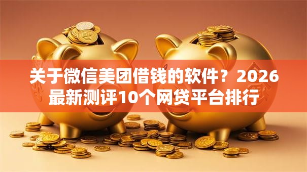 关于微信美团借钱的软件？2026最新测评10个网贷平台排行