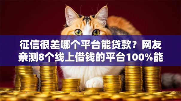 征信很差哪个平台能贷款？网友亲测8个线上借钱的平台100%能借到盘点