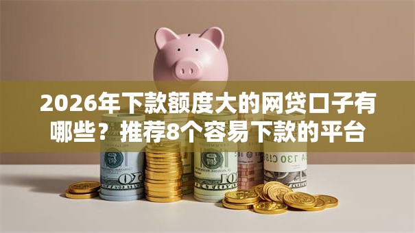 2026年下款额度大的网贷口子有哪些?推荐8个容易下款的平台 2026年下款额度大的网贷口子有哪些?推荐8个容易下款的平台