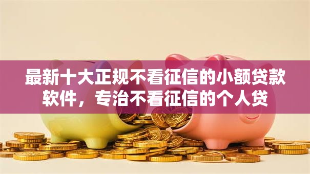 最新十大正规不看征信的小额贷款软件,专治不看征信的个人贷 最新十大正规不看征信的小额贷款软件,专治不看征信的个人贷