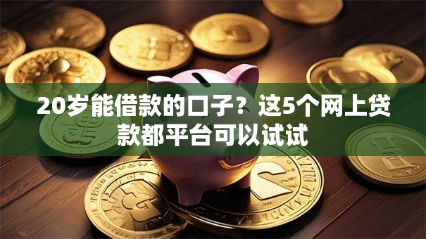 20岁能借款的口子？这5个网上贷款都平台可以试试