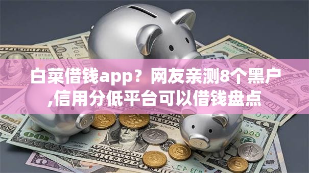 白菜借钱app？网友亲测8个黑户,信用分低平台可以借钱盘点