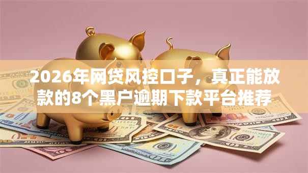 2026年网贷风控口子，真正能放款的8个黑户逾期下款平台推荐