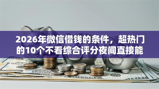 2026年微信借钱的条件,超热门的10个不看综合评分夜间直接能下款又正规的平台推荐 2026年微信借钱的条件,超热门的10个不看综合评分夜间直接能下款又正规的平台推荐
