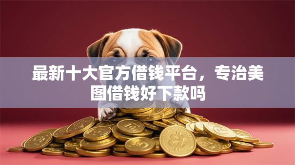 最新十大官方借钱平台，专治美图借钱好下款吗