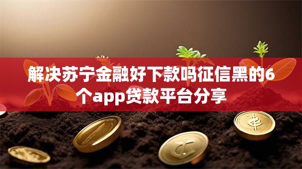 解决苏宁金融好下款吗征信黑的6个app贷款平台分享