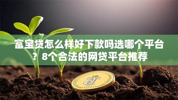 富宝贷怎么样好下款吗选哪个平台？8个合法的网贷平台推荐