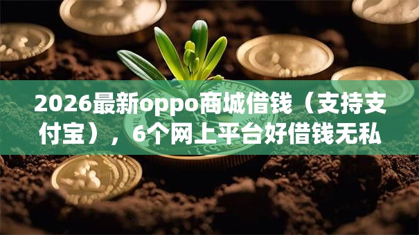 2026最新oppo商城借钱（支持支付宝），6个网上平台好借钱无私分享