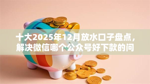 十大2025年12月放水口子盘点,解决微信哪个公众号好下款的问题 十大2025年12月放水口子盘点,解决微信哪个公众号好下款的问题