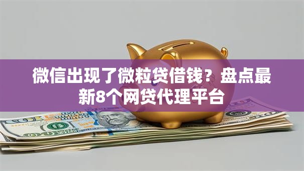 微信出现了微粒贷借钱?盘点最新8个网贷代理平台 微信出现了微粒贷借钱?盘点最新8个网贷代理平台