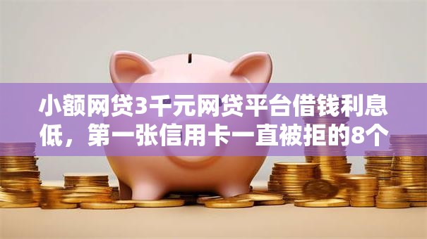 小额网贷3千元网贷平台借钱利息低，第一张信用卡一直被拒的8个平台介绍