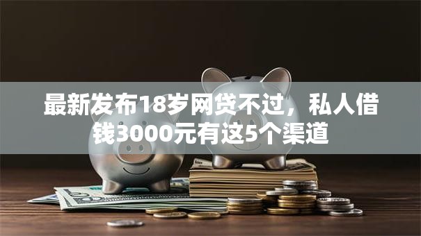 最新发布18岁网贷不过，私人借钱3000元有这5个渠道