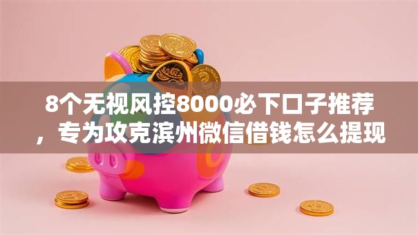 8个无视风控8000必下口子推荐，专为攻克滨州微信借钱怎么提现难题