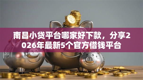 南昌小贷平台哪家好下款，分享2026年最新5个官方借钱平台
