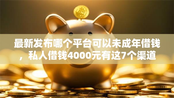 最新发布哪个平台可以未成年借钱，私人借钱4000元有这7个渠道