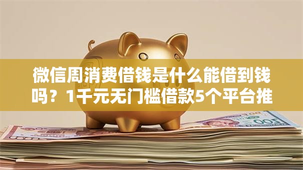 微信周消费借钱是什么能借到钱吗？1千元无门槛借款5个平台推荐