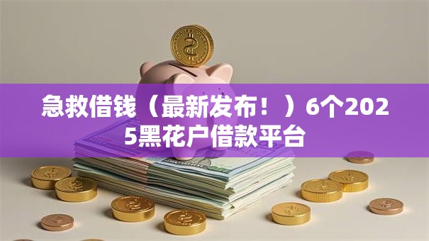 急救借钱（最新发布！）6个2025黑花户借款平台