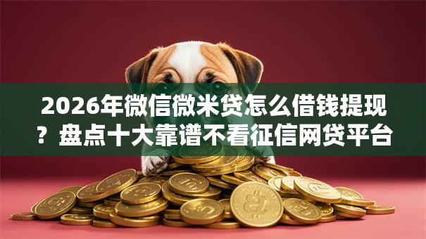 2026年微信微米贷怎么借钱提现？盘点十大靠谱不看征信网贷平台放款快的口子
