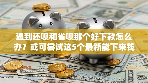 遇到还呗和省呗那个好下款怎么办？或可尝试这5个最新能下来钱的平台